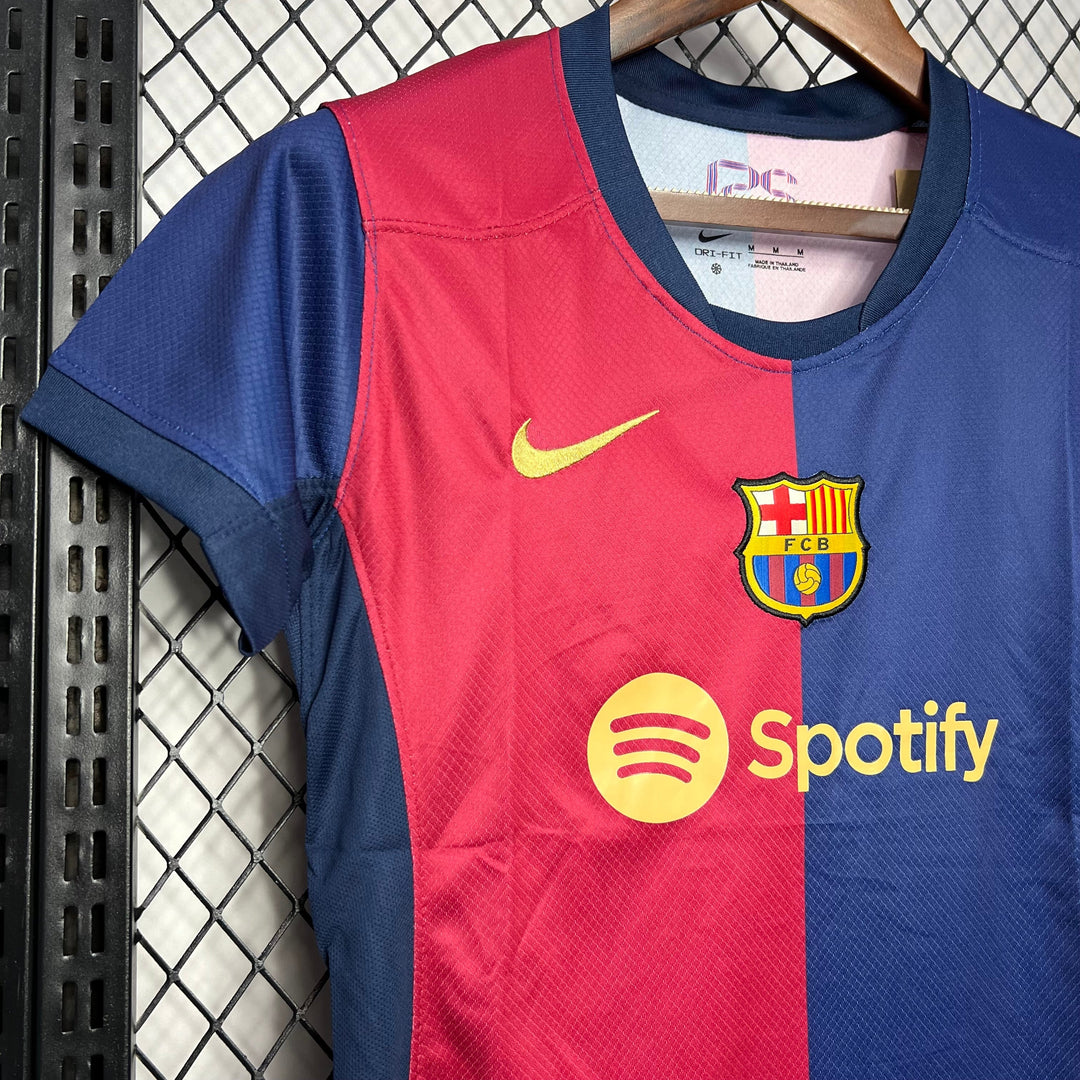 Womens 2024/2025 Barcelona Home Football Shirt