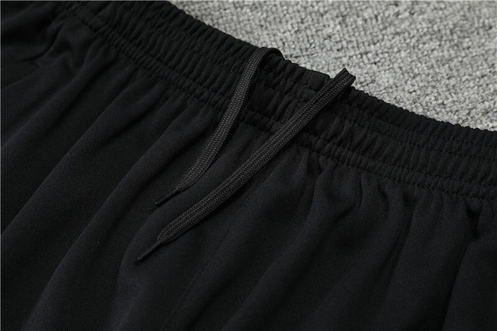 2022/2023 PSG Paris Saint-Germain Full Black Half-Pull Tracksuit