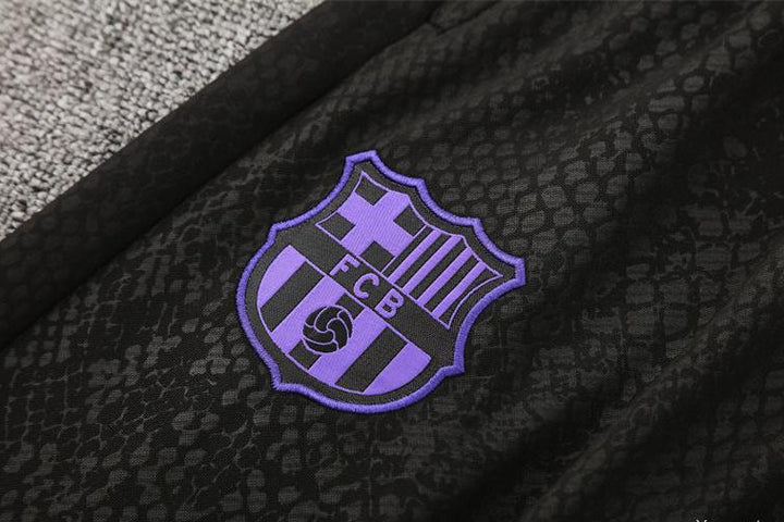 2025/2026 Barcelona Purple Half-Pull Tracksuit