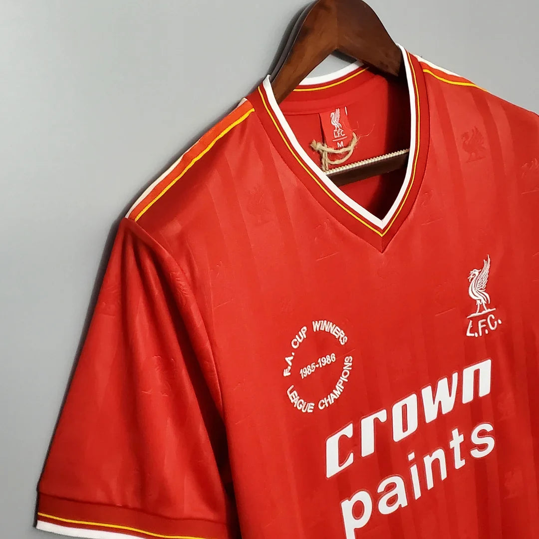 Liverpool Home 1985/1986 FA Cup Winner & League Champs Retro Jersey