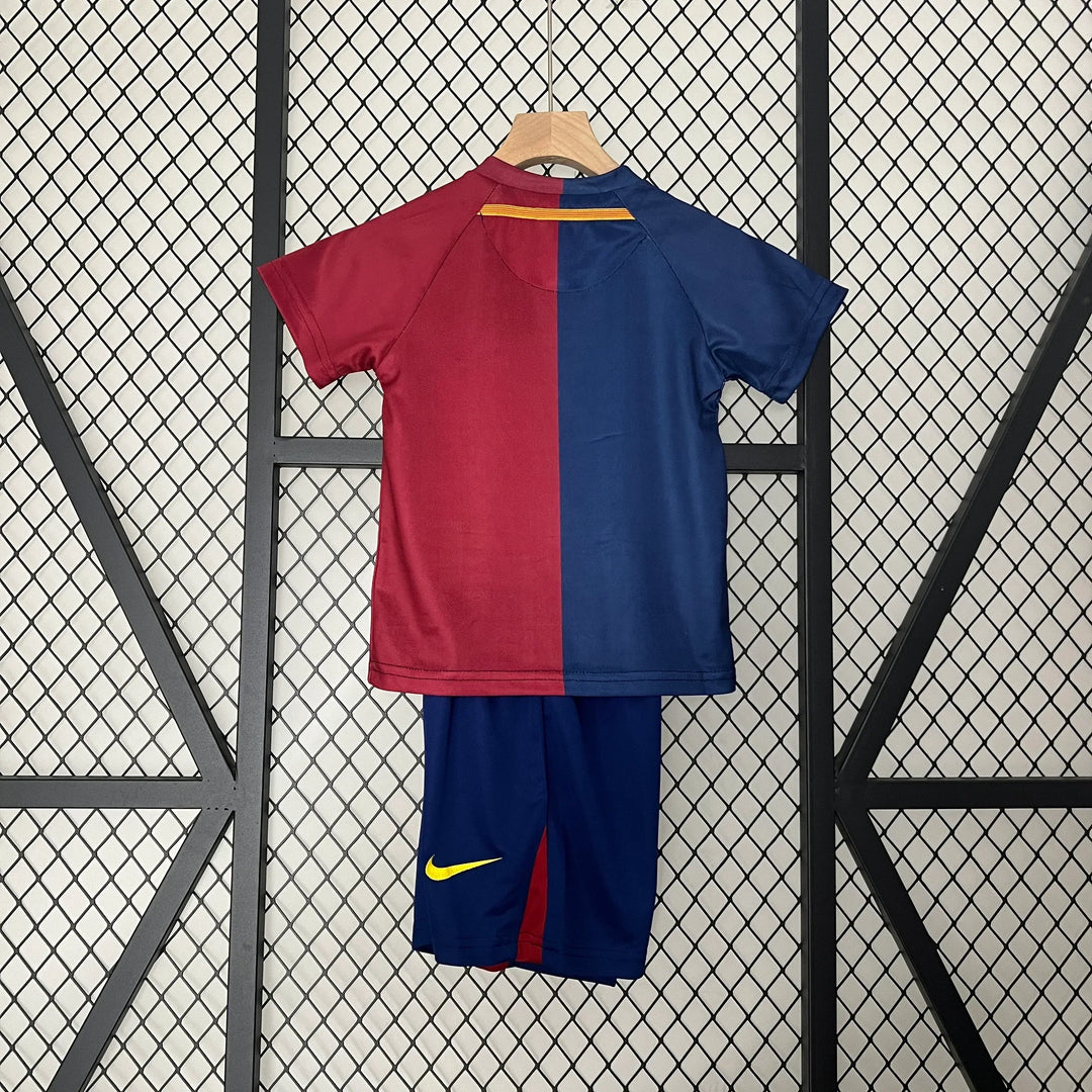 2008/2009 Retro Barcelona Home Jersey Kids Size