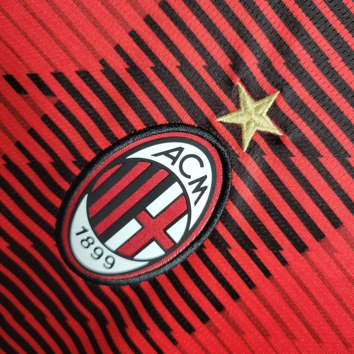 2023/2024 AC Milan Home Jersey Long Sleeve