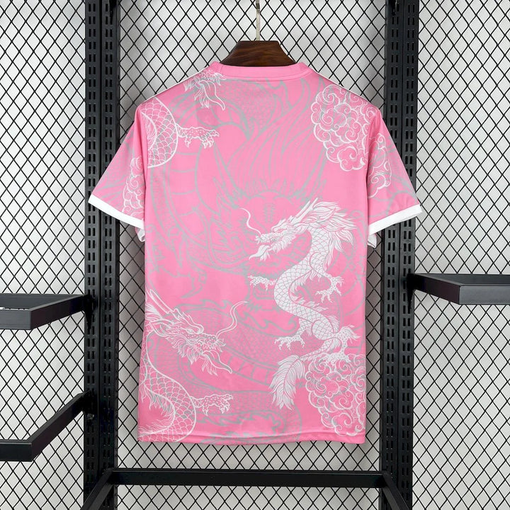 2025/2026 Real Madrid Pink Dragon Special Edition Jersey