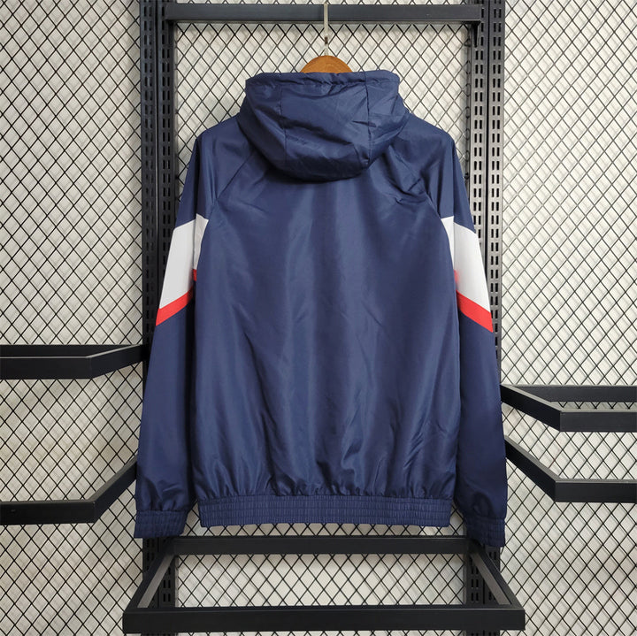 2022/2023 PSG Windbreaker Blue And White