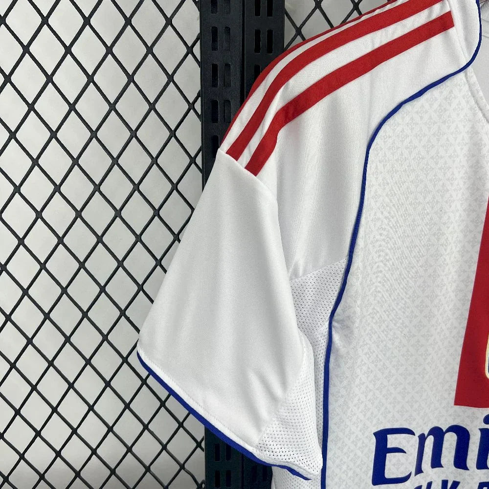 2025/2026 Olympique Lyon Home Football Shirt