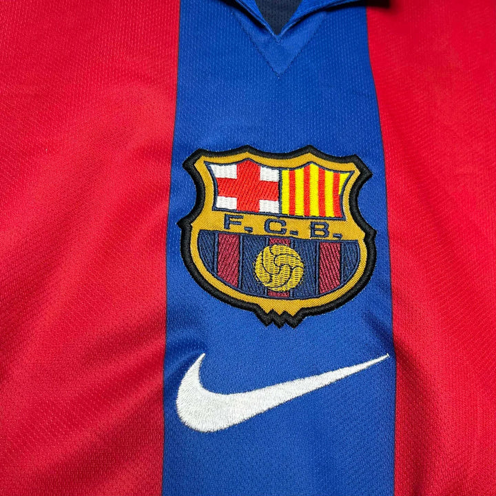 2001/2002 Retro Barcelona Home Jersey
