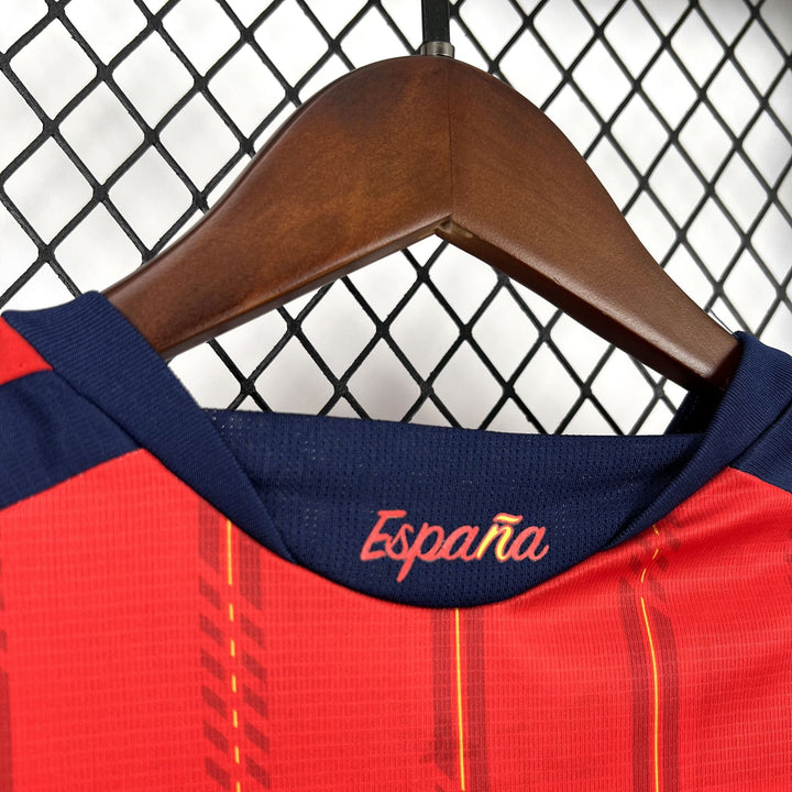 Womens 2026 Spain Home World Cup Football Jersey