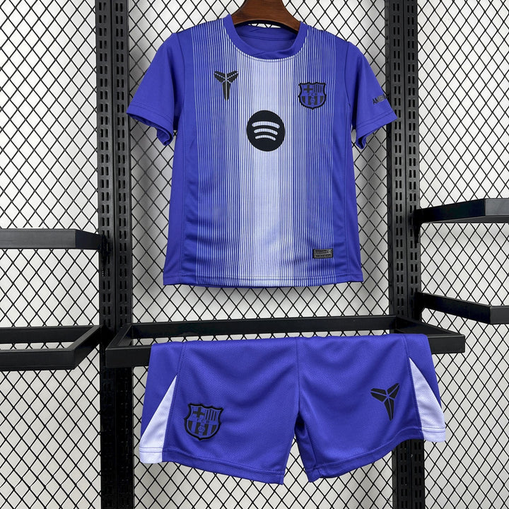 2025/2026 Kids Size Barcelona Purple Goalkeeper Football Kit