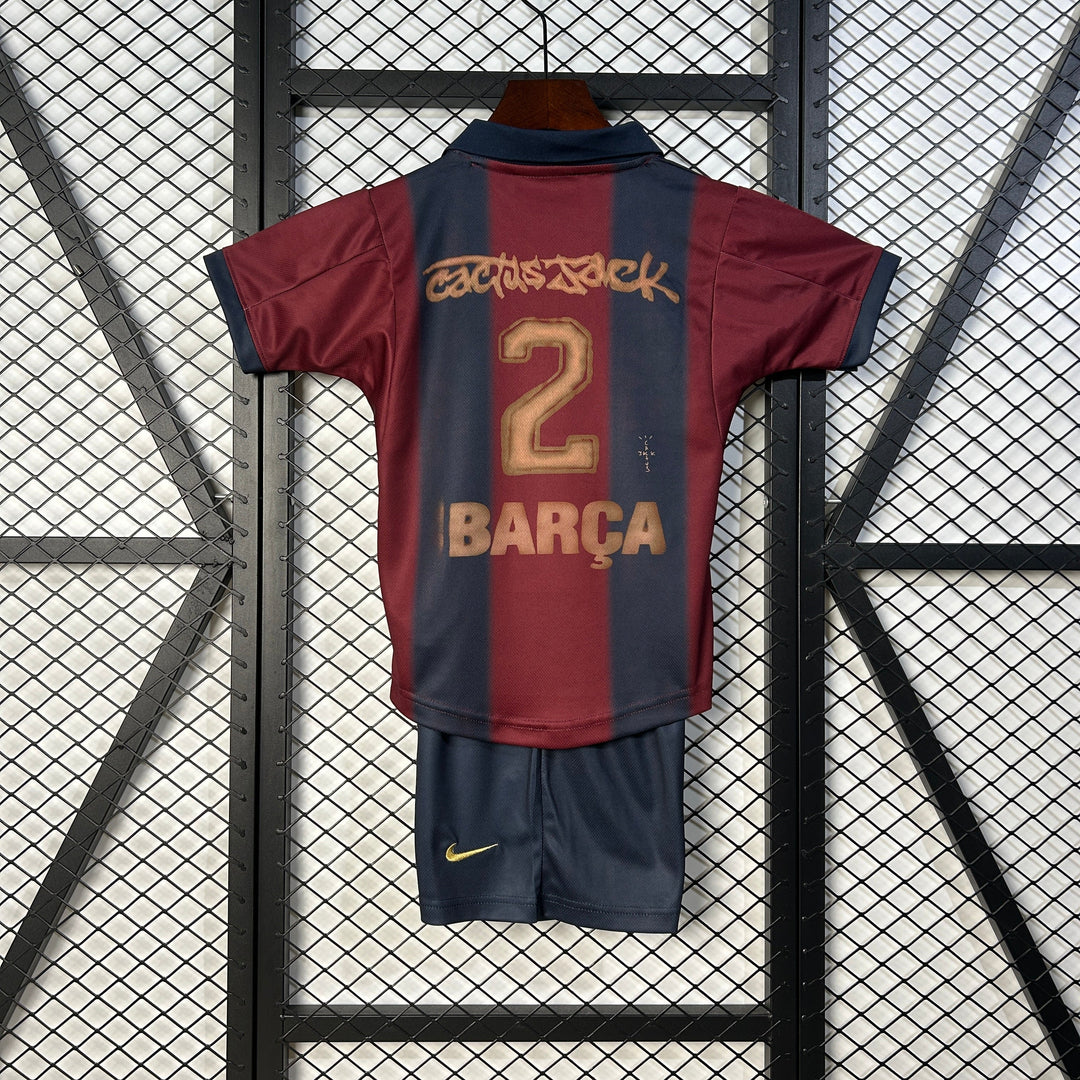 2000/2001 Retro Barcelona x Travis Scott Kids Size