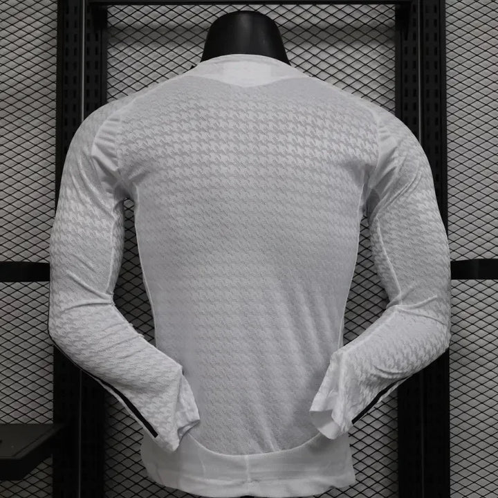 2024/2025 Long Sleeve Real Madrid Home Football Shirt 1:1 Thai Quality