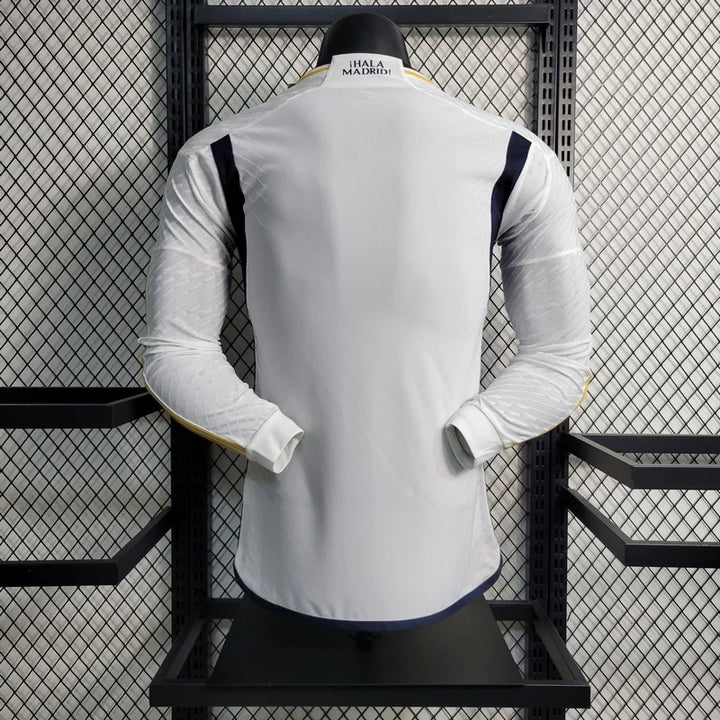 2023/2024 Long Sleeve Real Madrid Home Football Shirt