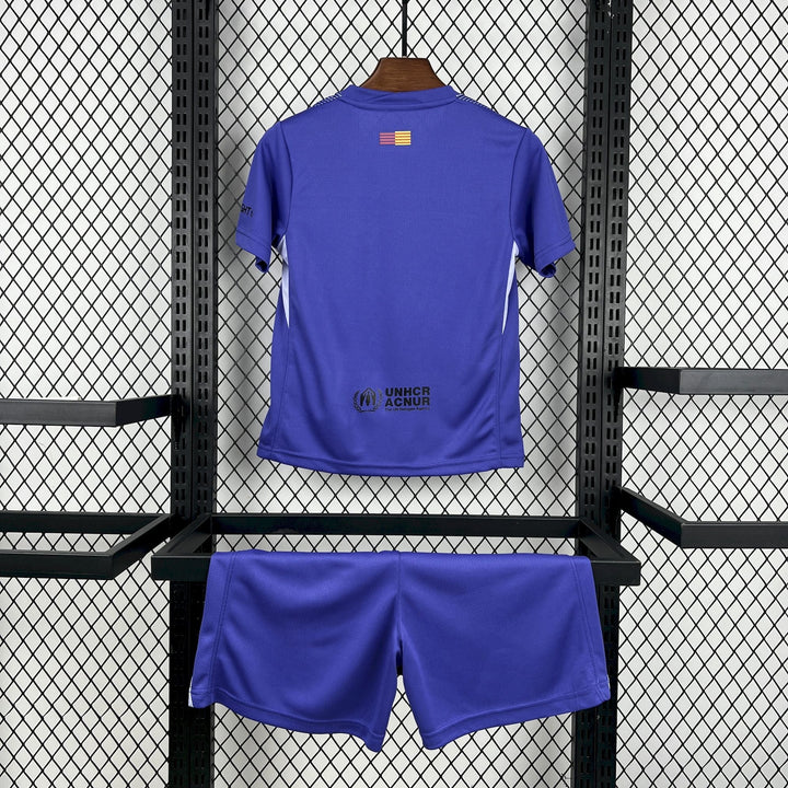 2025/2026 Kids Size Barcelona Purple Goalkeeper Football Kit