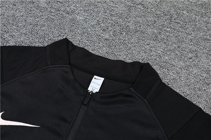 2021/2022 Psg Paris Saint-Germain Half-Pull Tracksuit Black
