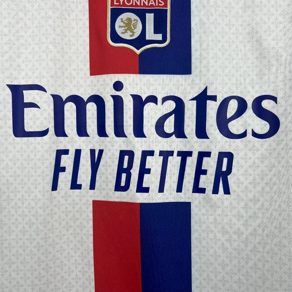 2025/2026 Olympique Lyon Home Football Shirt
