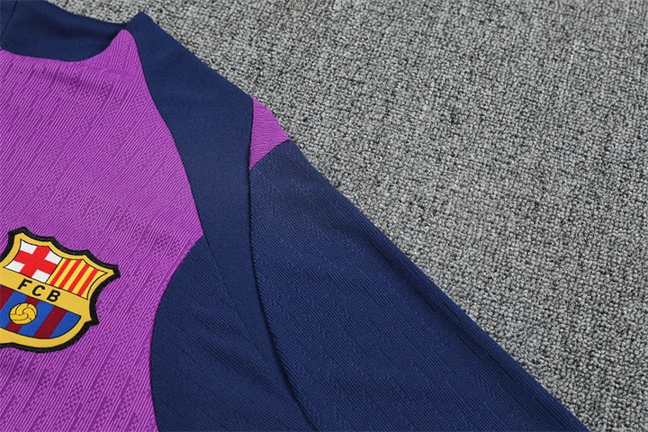 2025/2026 Barcelona Purple Half-Pull Tracksuit
