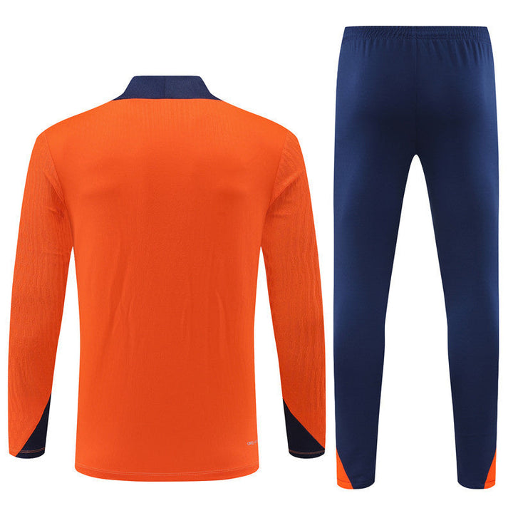 Netherlands Orange and Dark Blue Tracksuit