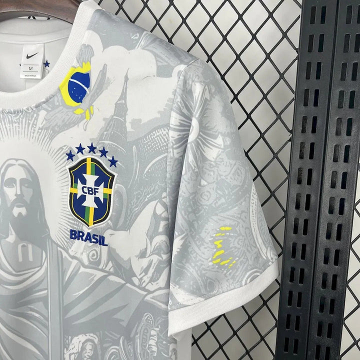 Brazil "Jesus" White Limited Jersey