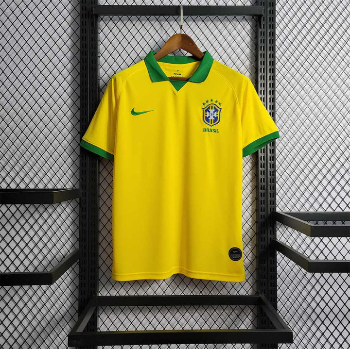 2020 Retro Brazil Home Jersey