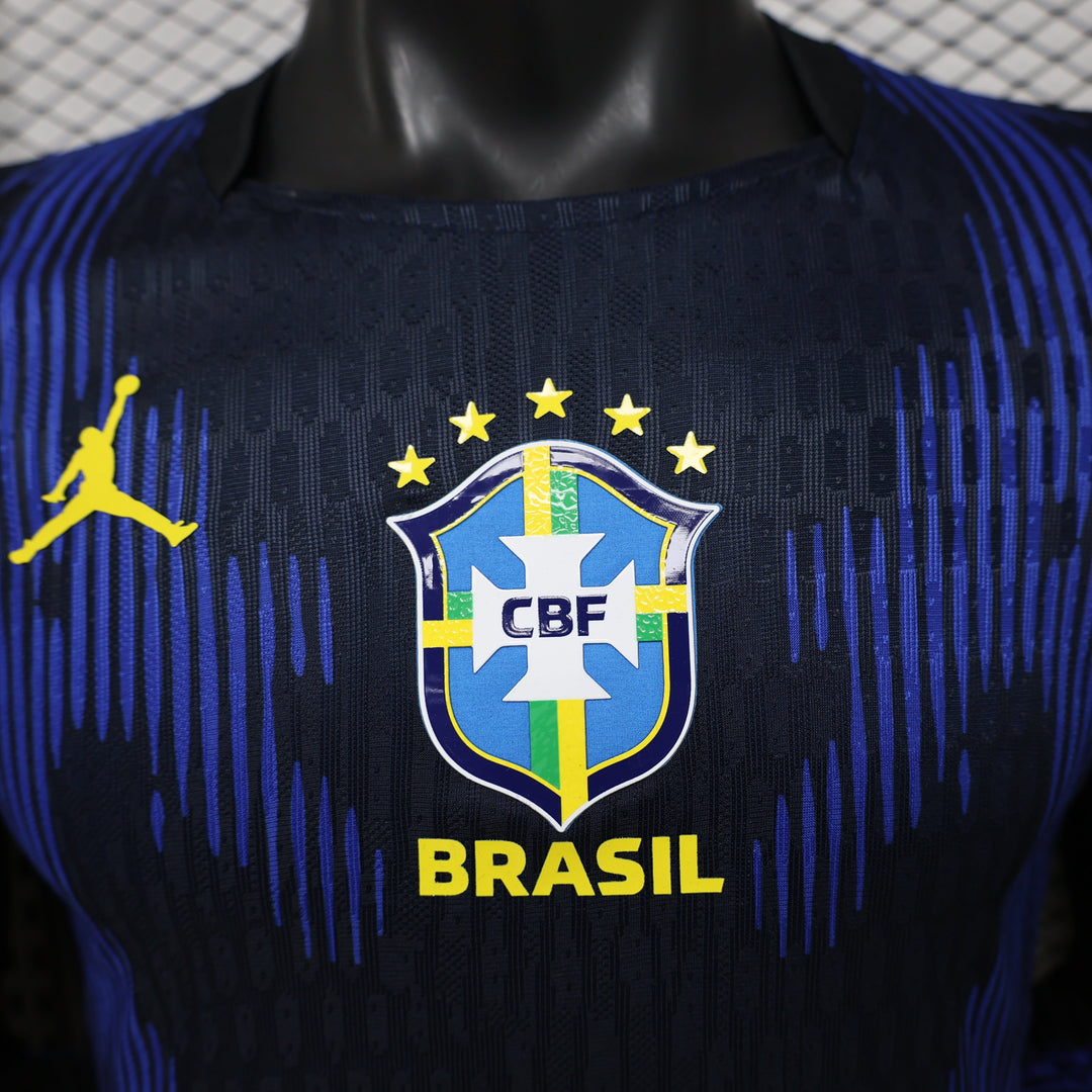 2026 Brazil Away World Cup Kit Long Sleeve Player Version