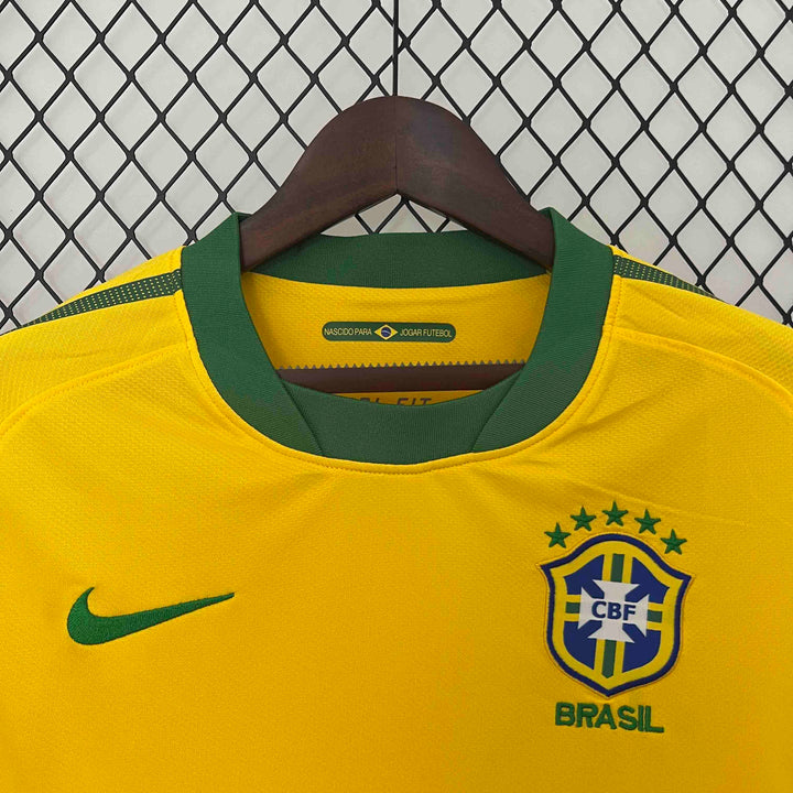 2010 Retro Brazil Home Jersey
