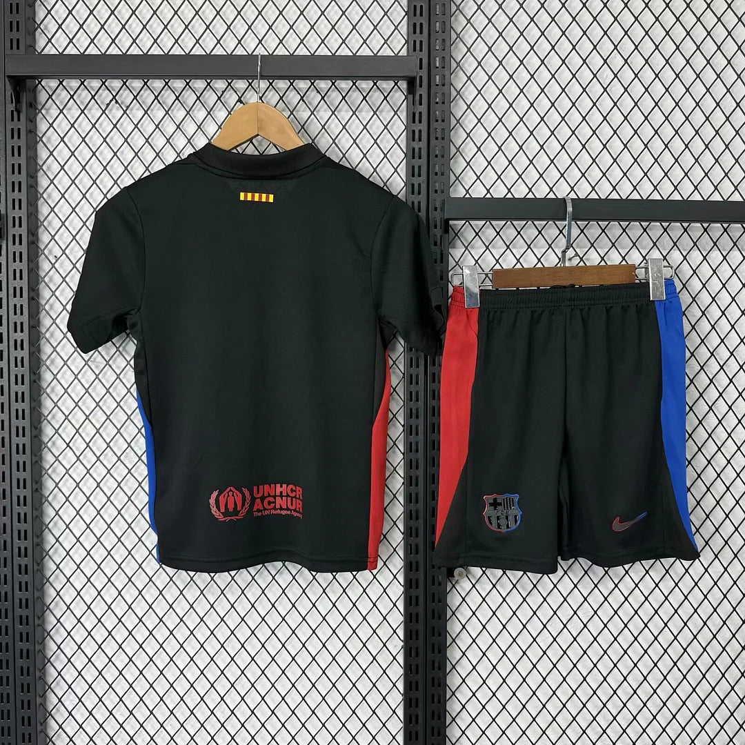 2024/2025 Barcelona x Travis Scott Kids Size Away Football Jersey
