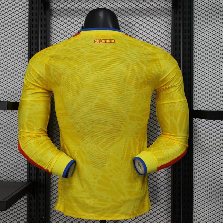 2026 Colombia Home World Cup Kit Long Sleeve Player Version