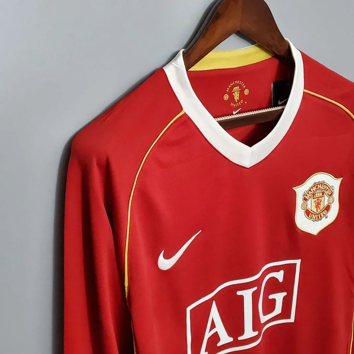 2006/2007 Retro Manchester United Home Long Sleeve