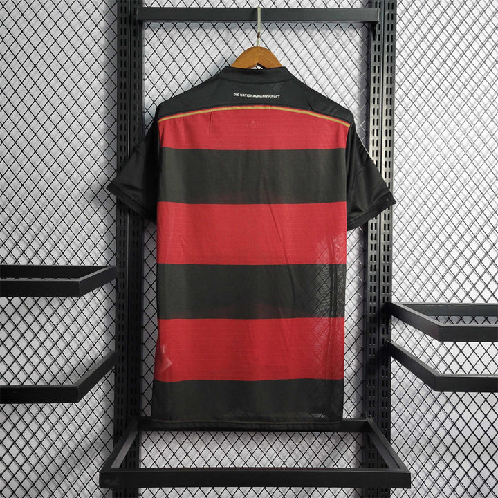 2014 Retro Germany Away Football Jersey