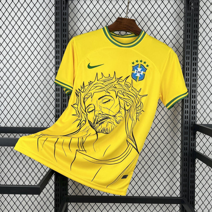 Brazil “Cristo Canarinho” Limited Jersey