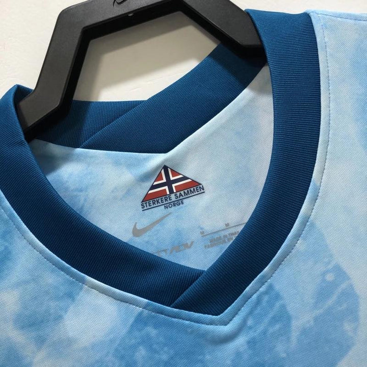 2020-2021 Retro Norway National Team Away Football Shirt