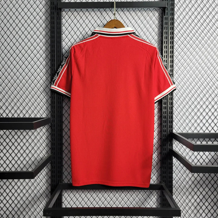 1998/1999 Retro Manchester United Home Football Shirt 1:1 Thai Quality