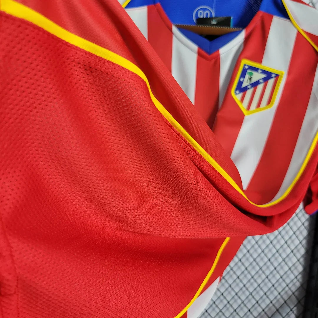 2004/2005 Retro Atletico Madrid Home Soccer Jersey 1:1 Thai Quality
