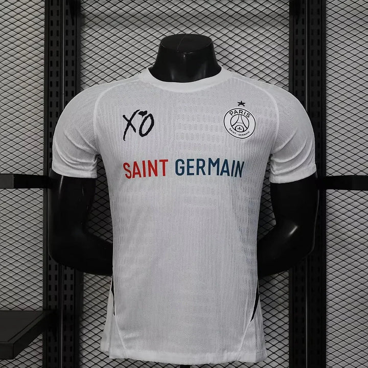 2025/2026 Player Version PSG Paris Saint-Germain X The Weeknd White Special Edition