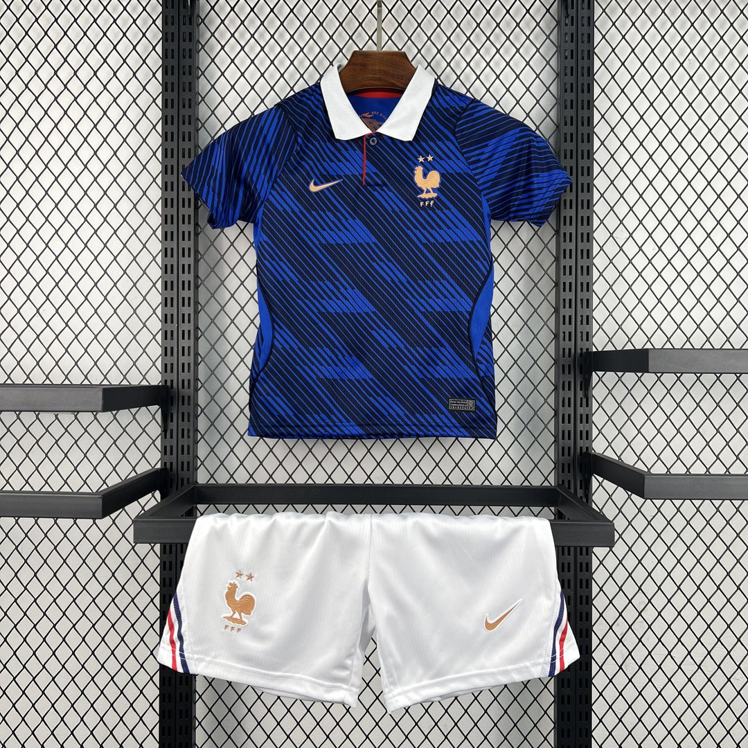 2026 France Home World Cup Kit Kids Size