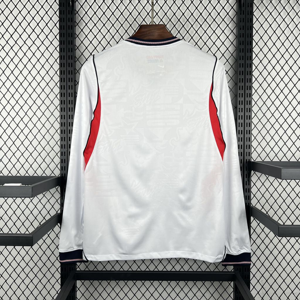2026 England Home World Cup Kit Long Sleeve Fan Version