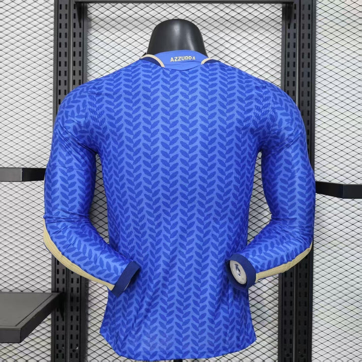 2026 Italy Home World Cup Kit Long Sleeve Player Version