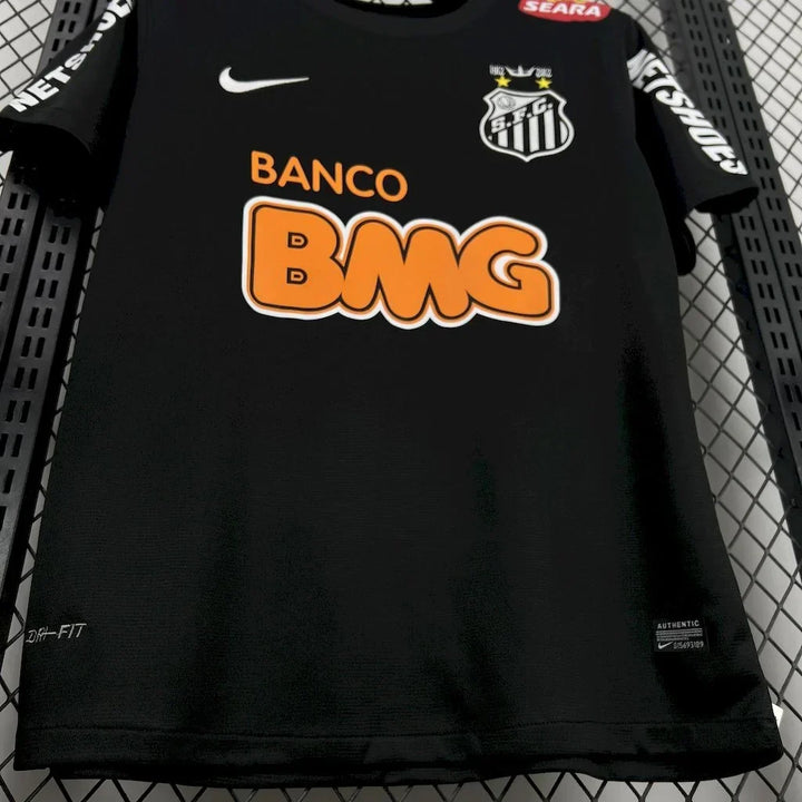 2012 Retro Santos Home Jersey Black Limited Jersey