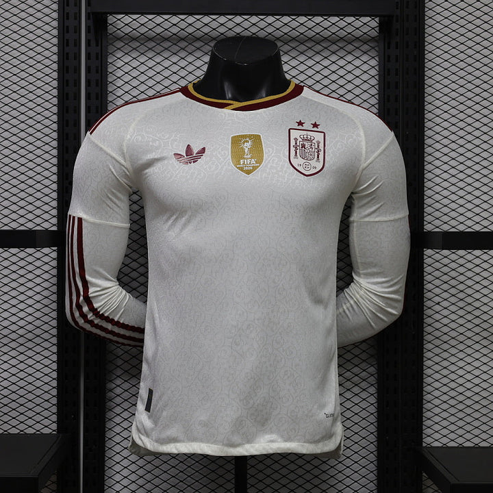 2026 Spain 2 Stars Away World Cup Kit Long Sleeve Player Version