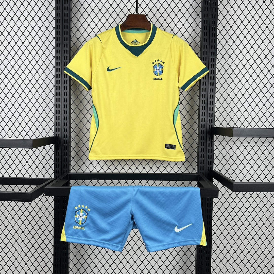 2026 Brazil Home World Cup Kit Kids Size