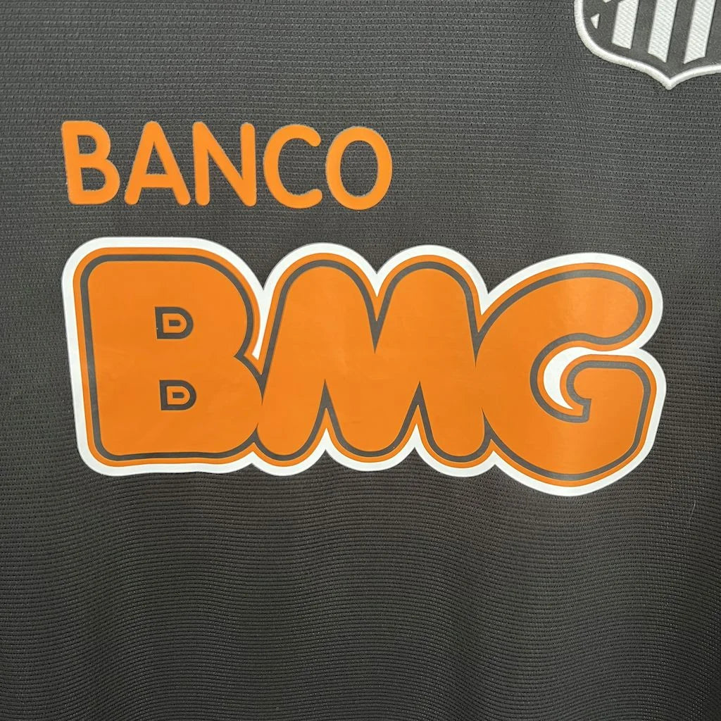 2011/2012 Retro Santos Away Black Football Shirt