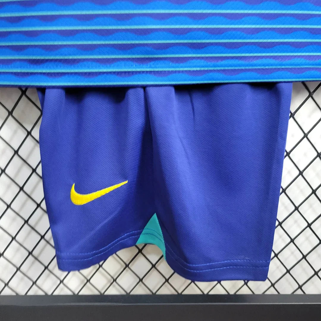2024 Brazil Away Football Shirt Kids Size 1:1