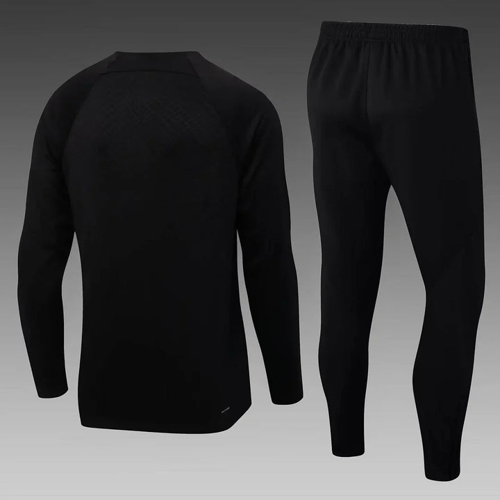 2022/2023 Psg Paris Saint-Germain Half-Pull Tracksuit Black