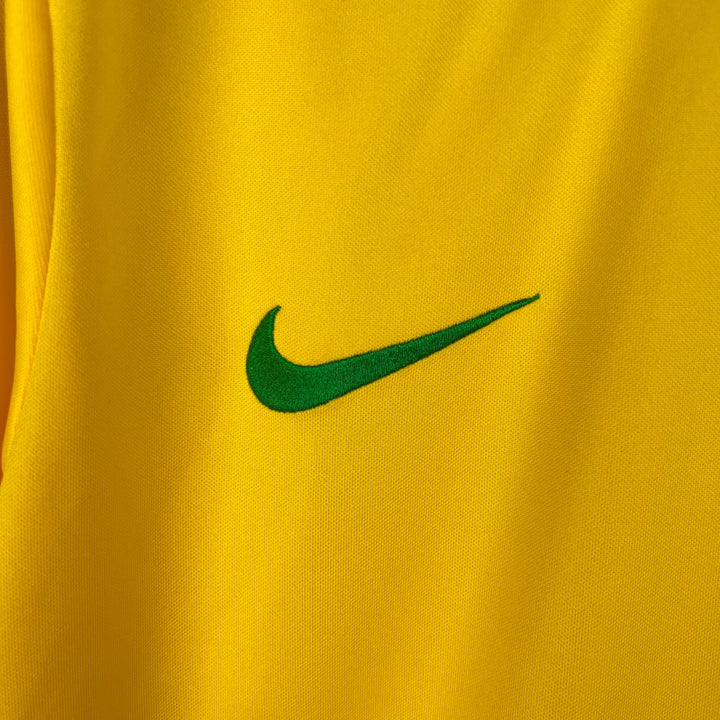 1998 Retro Brazil Home Jersey Long Sleeve