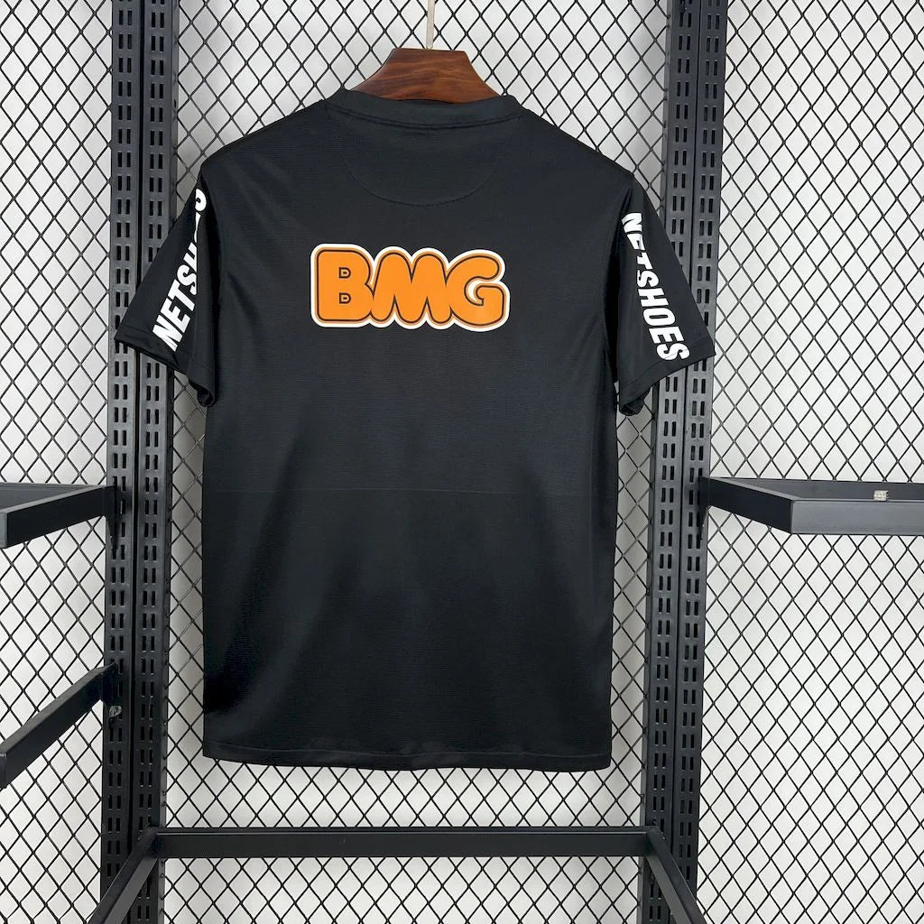 2011/2012 Retro Santos Away Black Football Shirt