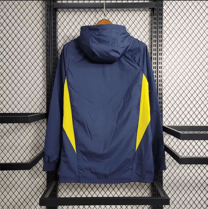 2023/2024 Real Madrid Windbreaker Blue Soccer Jersey
