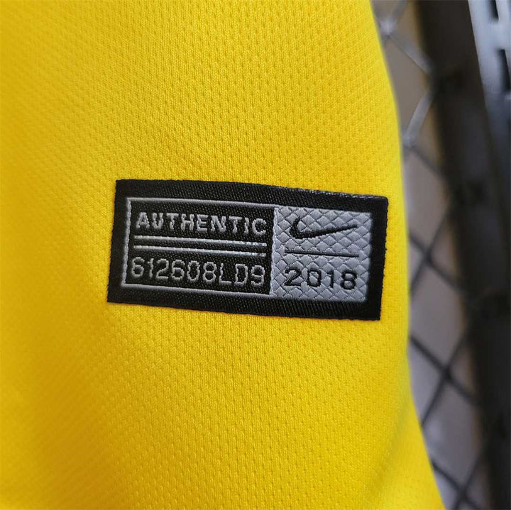 2018 Retro Brazil Football Jersey Home