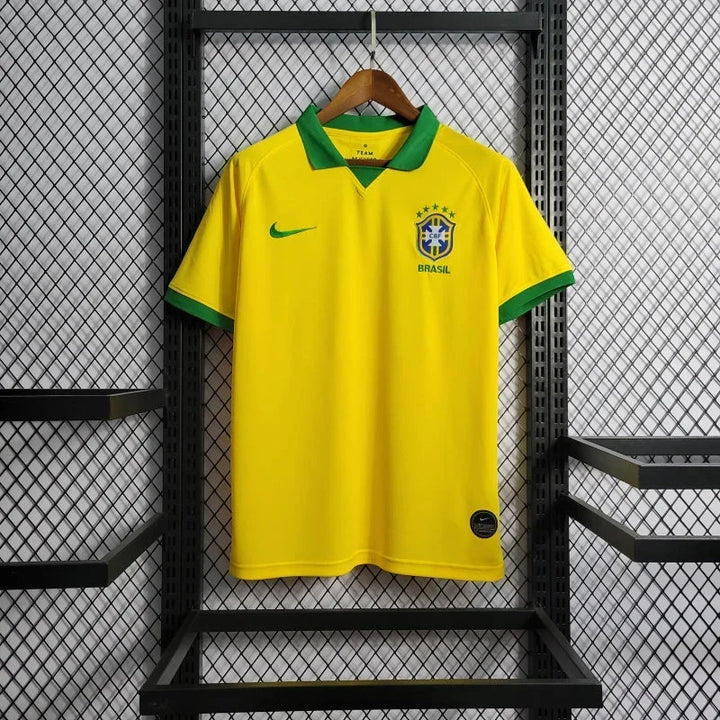 2019 Retro Brazil Home Jersey