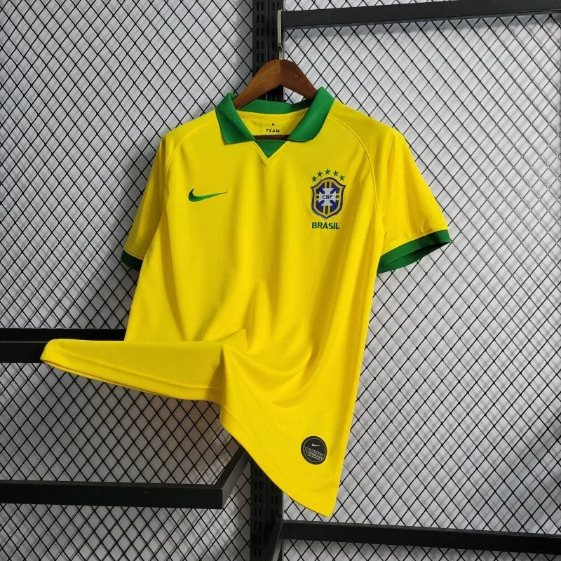 2019 Retro Brazil Home Jersey