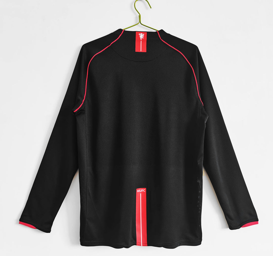 2007/2008 Retro Manchester United long Sleeve Soccer Jersey Third Away 1:1 Thai Quality