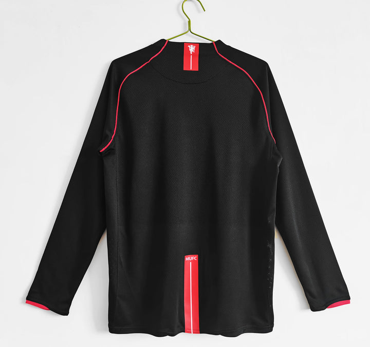 2007/2008 Retro Manchester United long Sleeve Soccer Jersey Third Away 1:1 Thai Quality